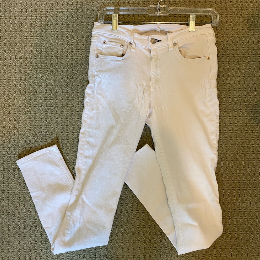 Rag & bone The Skinny in Bright White - Picture 4 of 8